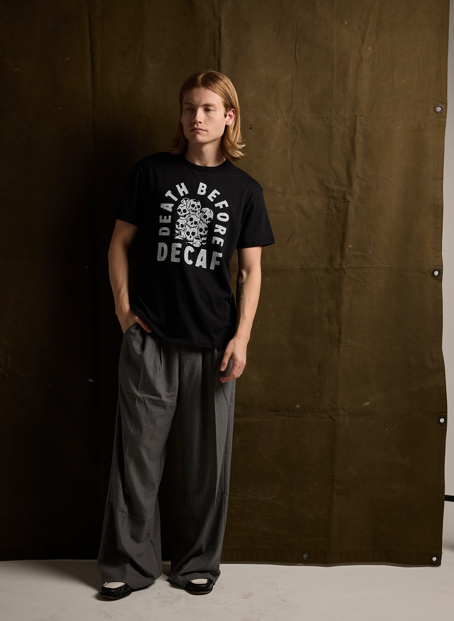 Death Before Decaf Tee