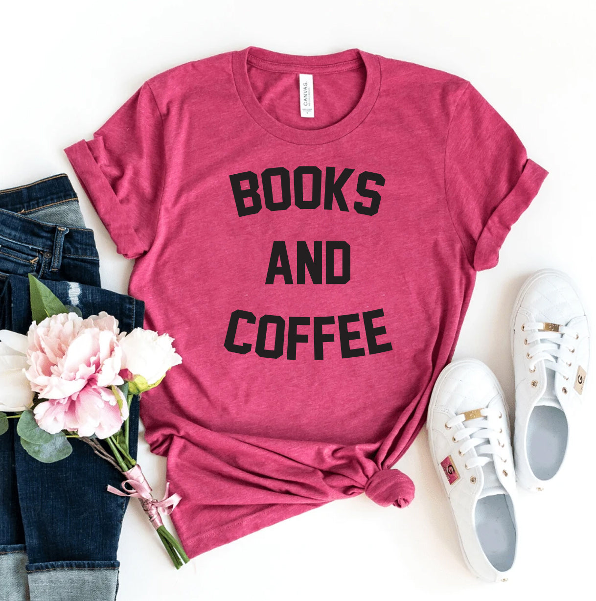 Books & Coffee T-shirt